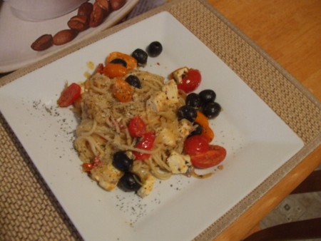 Spaghetti a la Grecque